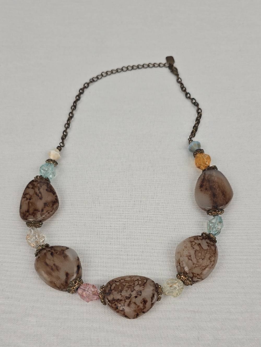 Earthtone Mixes Gemstone Necklace